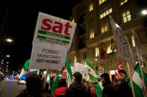 Manifestazione a Granada