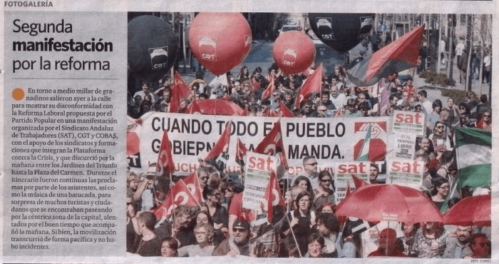 Última página del Granada Hoy