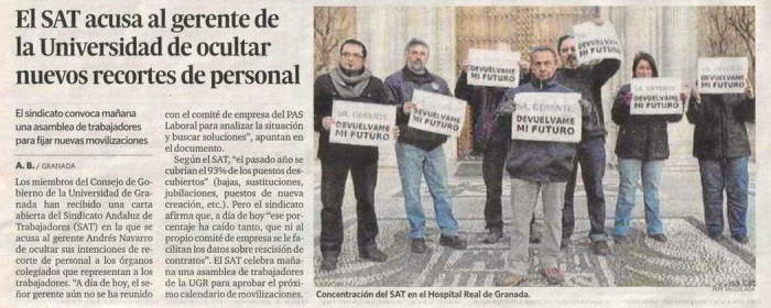 La movilización del 20 de febrero en la prensa