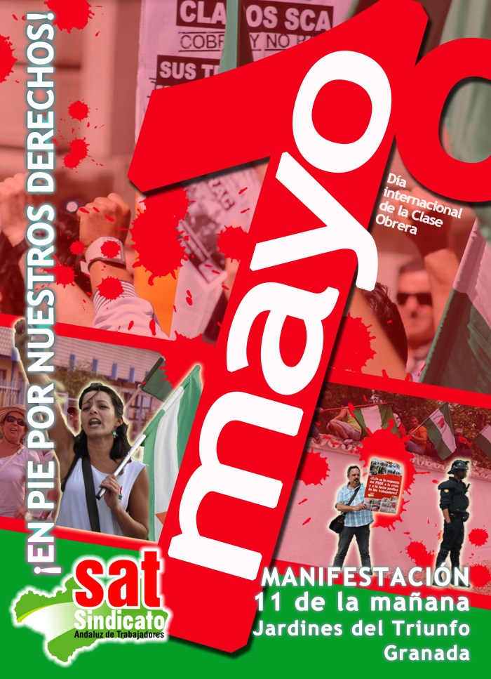 El 1º de mayo, ¡ponte en pie con nosotrxs por tus derechos!