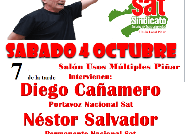 Acto de presentación de la Unión Local del SAT en&nbsp;Piñar