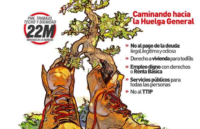 1º de Mayo en Granada: Manifestación Alternativa convocada por las Marchas de la Dignidad