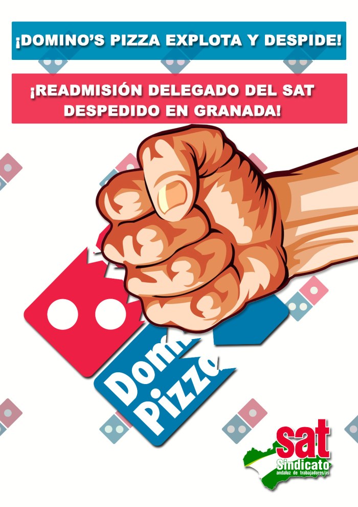 Cartel dominos. Granada