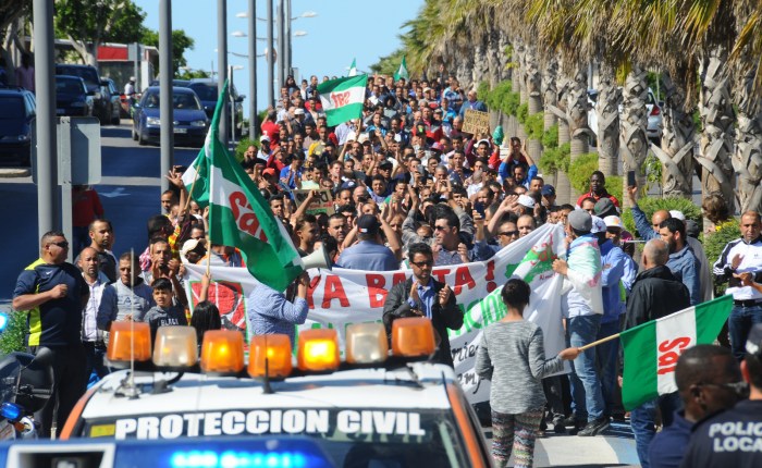 Autobús solidario: por un convenio justo en el campo y el manipulado almeriense.