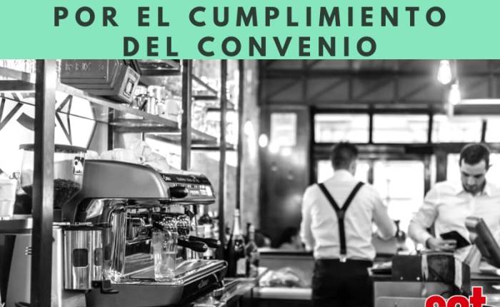 SINDICALISTAS DEL SAT OCUPAN EL RESTAURANTE OLEUM ( GRANADA) PARA PROTESTAR POR LA PRECARIEDAD EN LA&nbsp;HOSTELERÍA.