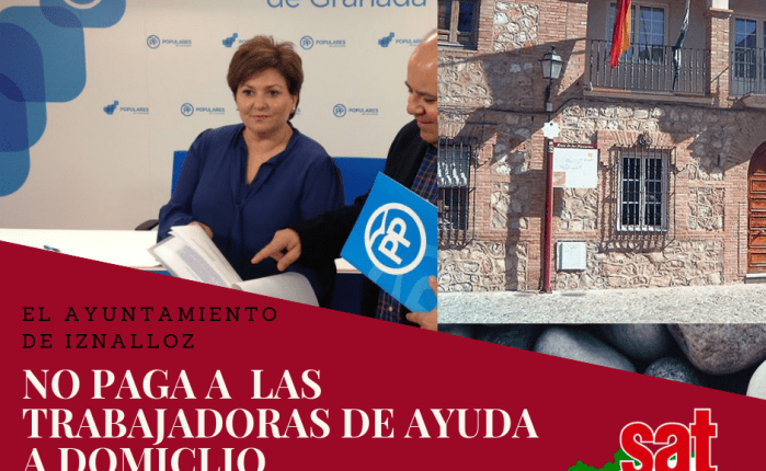 El Ayuntamiento de Iznalloz no paga a las trabajadoras de Ayuda a Domicilio.