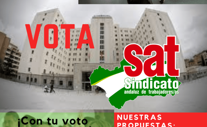 Tu voto para el SAT en las elecciones de CLECE (Virgen de las&nbsp;Nieves).