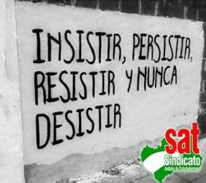 Resistir, persistir..