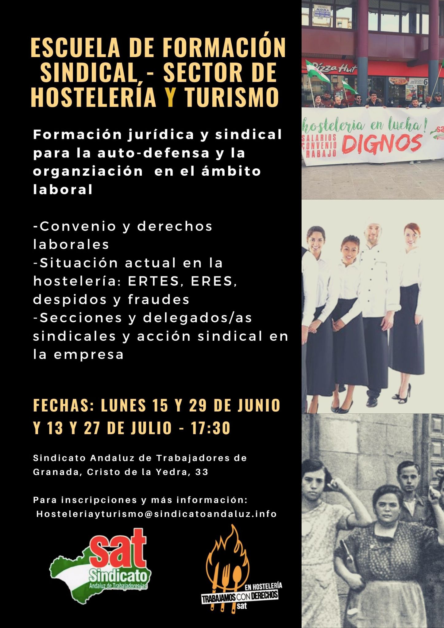 Escuela de formación sindical sector de Hostelería y TurismoReci-9(1)