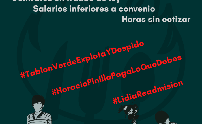 EL TABLÓN VERDE SALUBAR, ALGO MÁS QUE EXPLOTACIÓN: INICIAMOS CAMPAÑA, SÁBADO 28 DE NOVIEMBRE ENTRE LAS 20:00 Y LAS 22:00&nbsp;HORAS