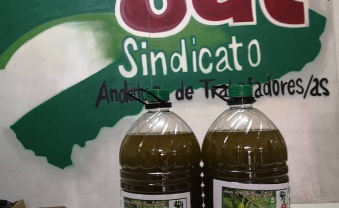Aceite solidario del SAT de&nbsp;Granada