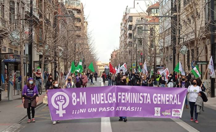 8 de marzo combativo. Las mujeres trabajadoras granadinas toman las&nbsp;calles.