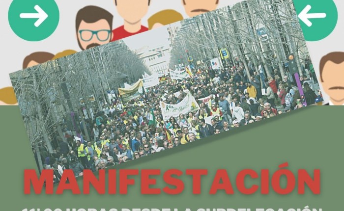 Manifestación viernes 28 a las 11′ 00 h. de los trabajadores públicos en huelga