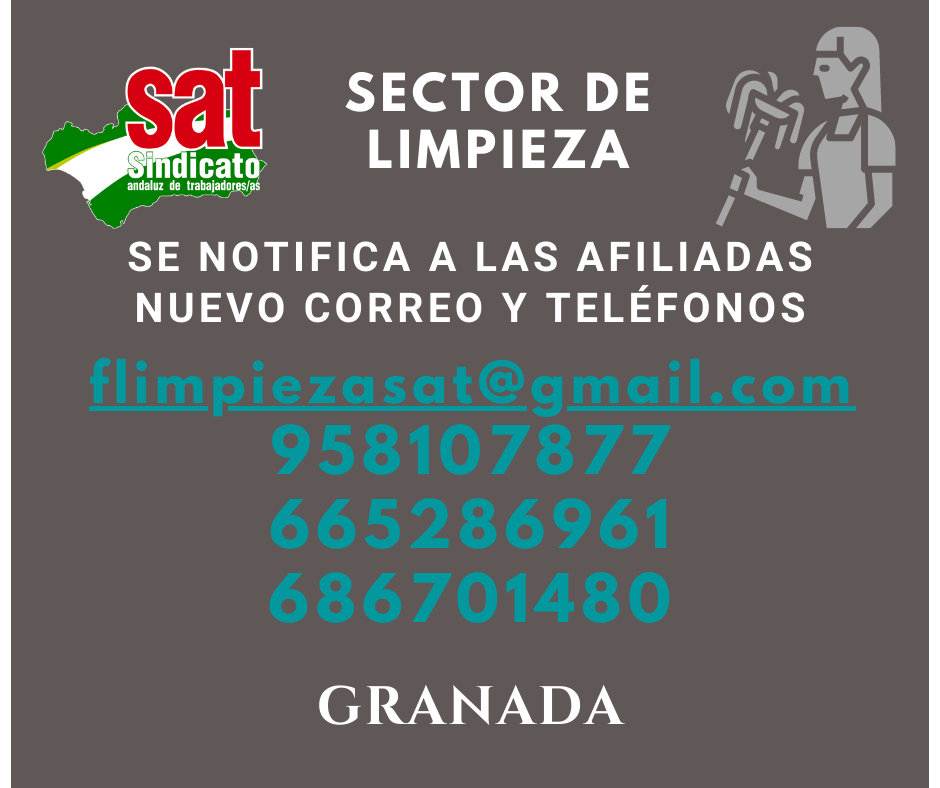 Tarjeta Sector limpieza