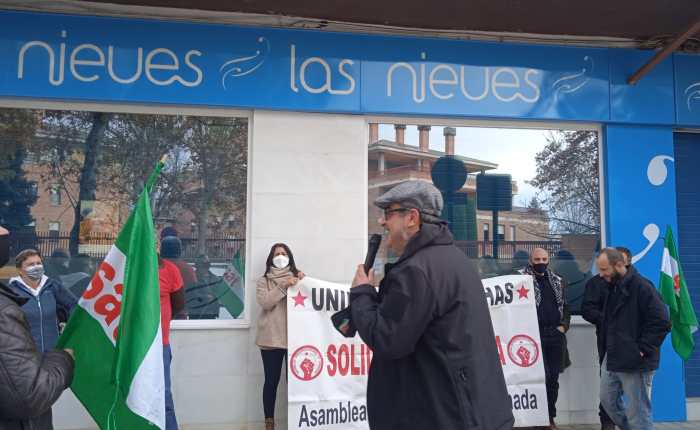 LAS NIEVES CIERRA ANTE LA PROTESTA SINDICAL