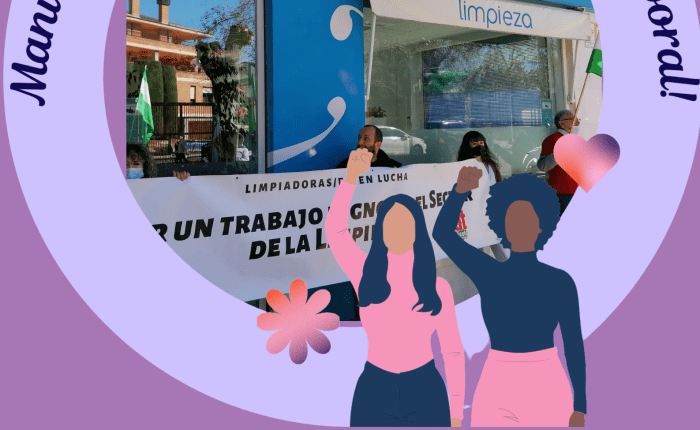 STOP Desahucios 15 M en solidaridad con la trabajadora represaliada y&nbsp;acosada.