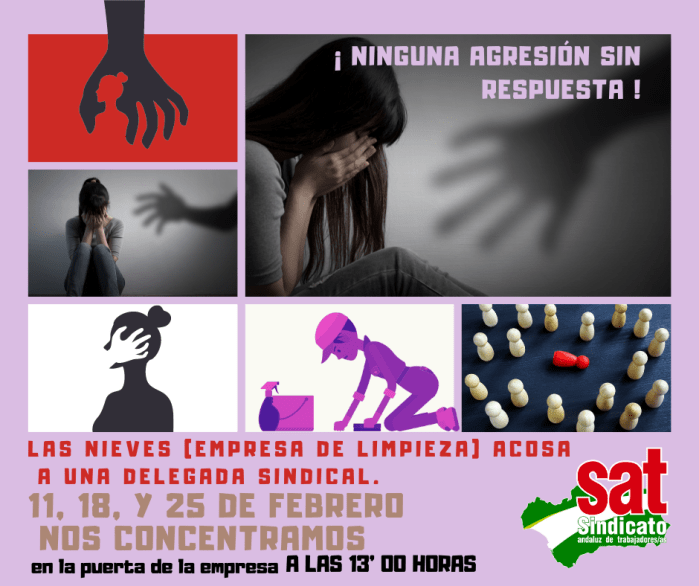 LAS NIEVES ACOSA A UNA DELEGADA SINDICAL.