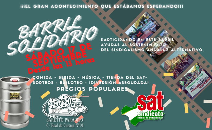 BARRIL SOLIDARIO SAT – Granada.