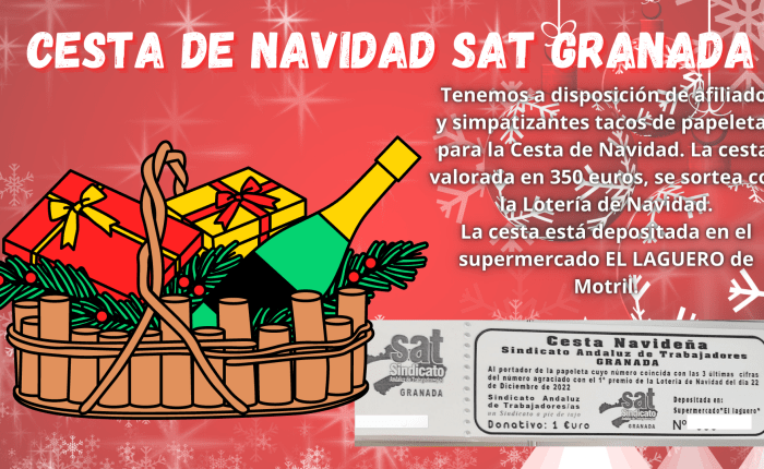 Cesta de Navidad SAT Granada.