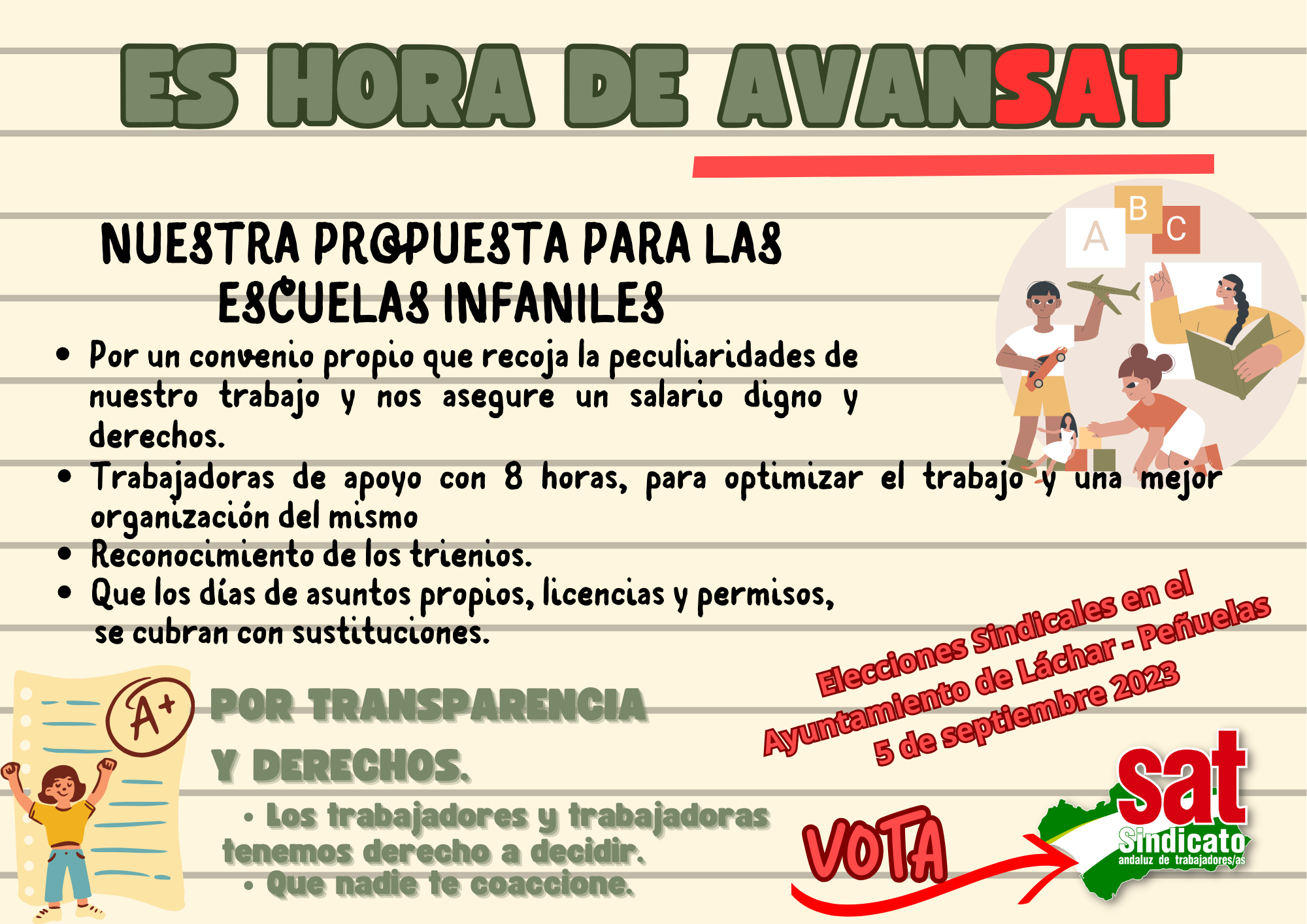 Láchar elecciones, escuelas infantiles(3)